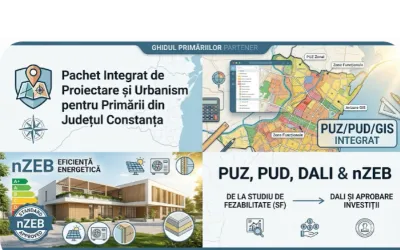 Pachet Integrat de Proiectare și Urbanism pentru Primării din Județul Constanța: PUZ, PUD, DALI și Eficientizare Energetică nZEB