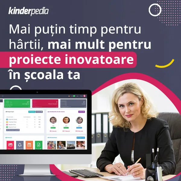 Descoperă Kinderpedia - Platforma de management școlar și catalog electronic dezvoltată în România