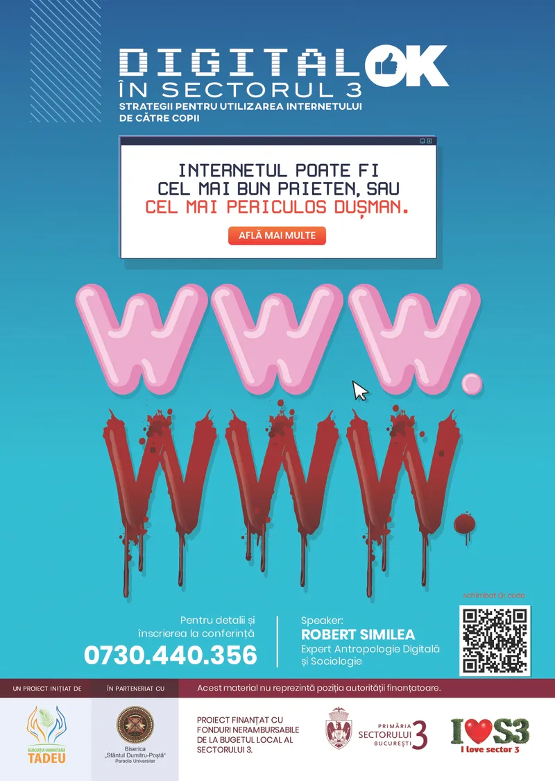 Să fim „Digital OK în Sectorul 3”!  Un proiect despre cum tinerii pot discerne informația de pe internet