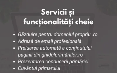 Cel mai scurt drum de la idee la un site dedicat primăriei