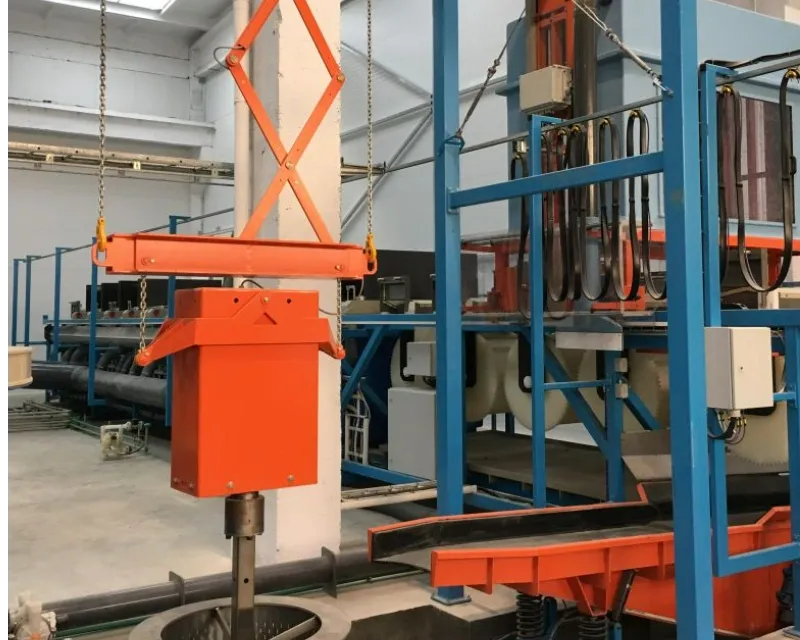 Secția de Zincare Centrifugală pentru piese din oțel de mici dimensiuni