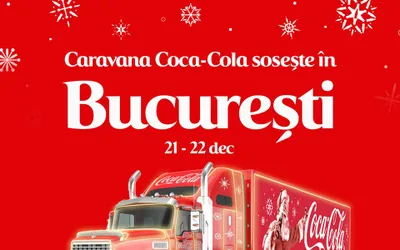 Celebra caravană Coca-Cola ajunge la ”West Side Christmas Market”