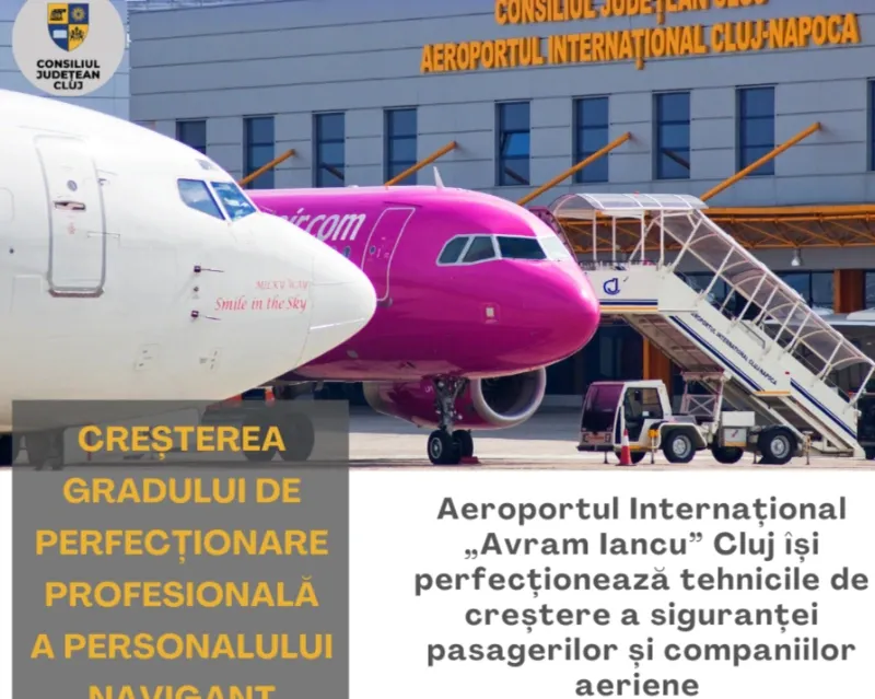 Aeroportul Internațional Avram Iancu Cluj demarează procedura de achiziție a unei aeronave dezafectate pentru training în situații de urgență
