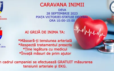 Consultații gratuite la Deva, de Ziua Mondială a Inimii