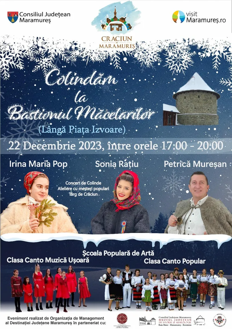 ”Colindăm la Bastionul Măcelarilor” - evenimentul care aduce magia  sărbătorilor în sufletele oamenilor