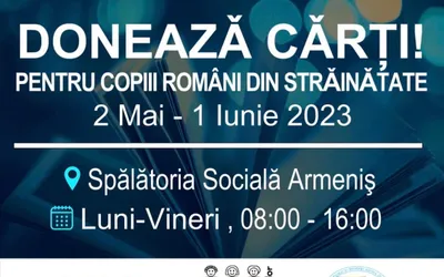 Colectare cărți pentru copiii și adolescenții români din străinătate