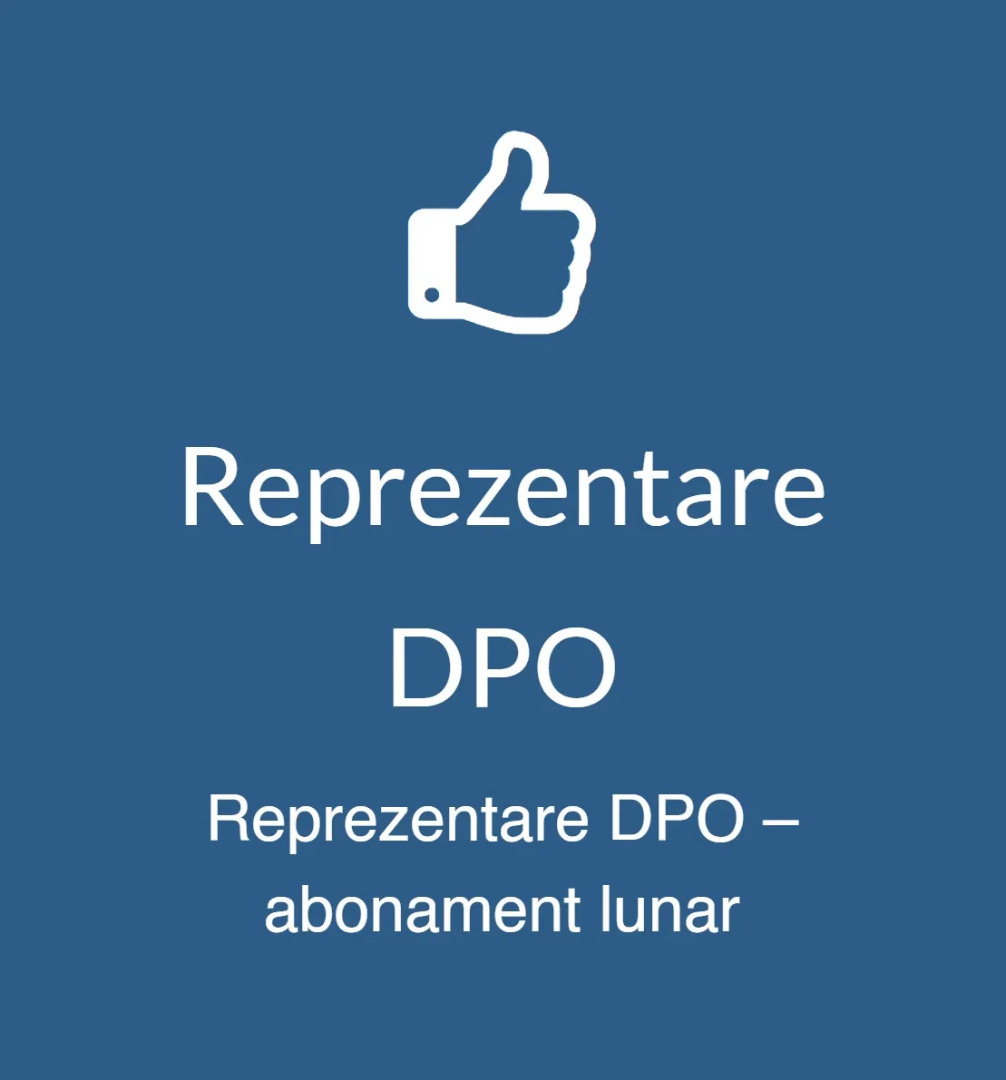 Reprezentare DPO