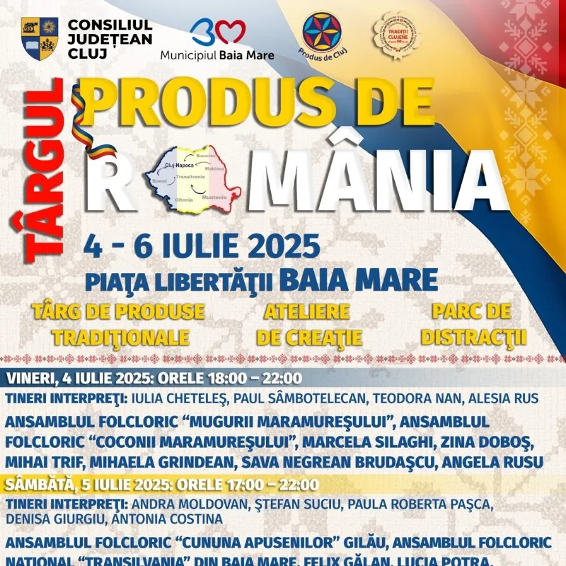 Târgul ”Produs de România”, la prima ediție în Municipiul Baia Mare