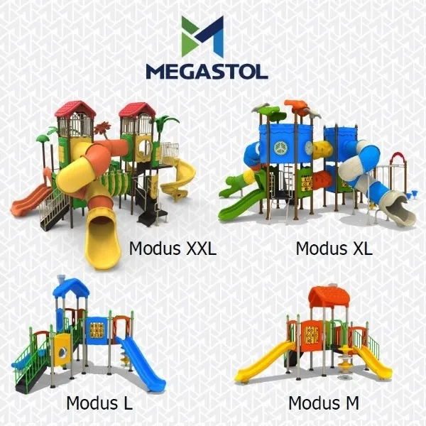 Complex de joacă - tobogane