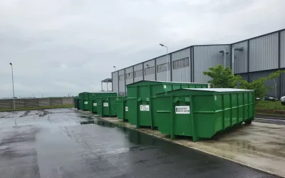 Primele platforme de deșeuri din județ, finalizate