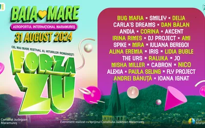 Sâmbătă, 31 august, punem Baia Mare pe harta marilor festivaluri din țară!