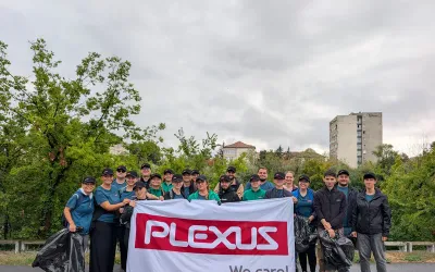 18 septembrie 2026: 23 de voluntari Plexus au ecologizat malurile Crișului Repede