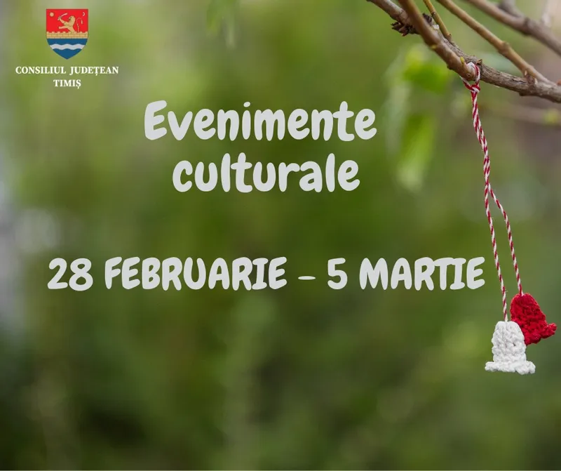 O nouă săptămână culturală în organizarea instituțiilor CJ Timiș