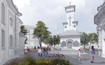 Piața Concordiei — nou spațiu de odihnă și recreere în centrul Oradiei