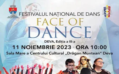 Invitație la Festivalul Național de Dans ,,Face of Dance”!