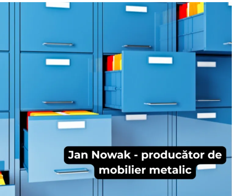 Mobilier metalic Jan Nowak, cu reduceri de până la 53%: soluții durabile pentru instituții publice, școli și spații administrative