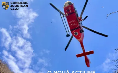 O nouă acțiune complexă de salvare a salvamontiștilor clujeni