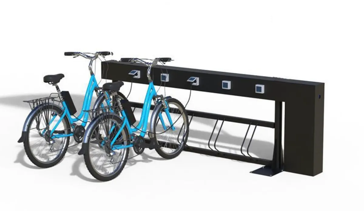 Stație Incărcare Trotinete / Biciclete Electrice alimentată la rețea