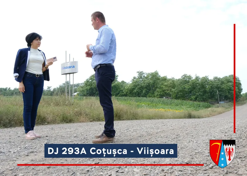 Constructor botoșănean pentru modernizarea drumului județean  Viișoara – Viișoara Mică – Coțușca