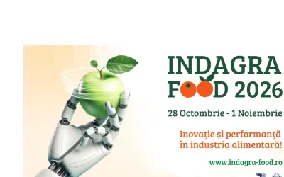 Înscrierile pentru INDAGRA FOOD 2026 sunt în plină desfășurare: cel mai important punct de întâlnire B2B al industriei alimentare din România