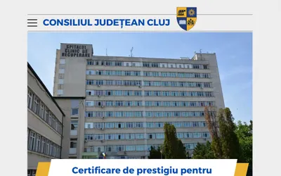 Certificare de prestigiu pentru Spitalul de Recuperare