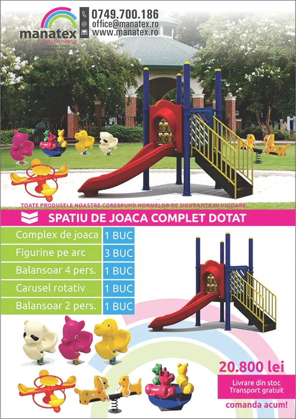 Spatiu de joaca complet utilat - PARC