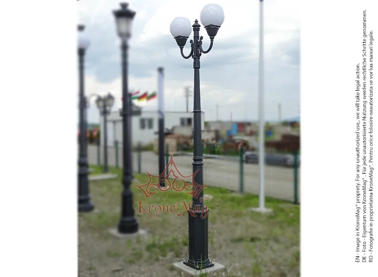 Stalp Iluminat Decorativ pentru Parcuri din Fonta BL106