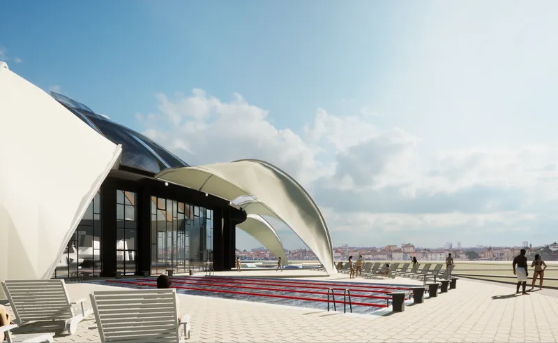 CMUAT a avizat construirea unui bazin exterior de înot în  Complexul Nymphaea