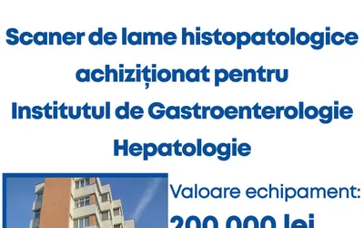 Nou echipament medical la Institutul de Gastroenterologie-Hepatologie, cu sprijinul financiar al Consiliului Județean Cluj