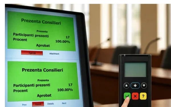 Cum a ales Primăria Bușteni un sistem de vot electronic care reduce timpul de ședință și crește transparența deciziilor