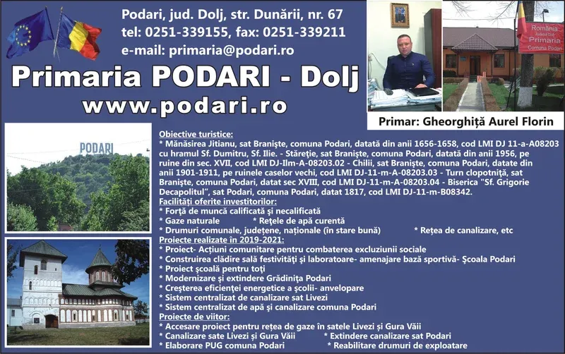 PRIMĂRIA PODARI