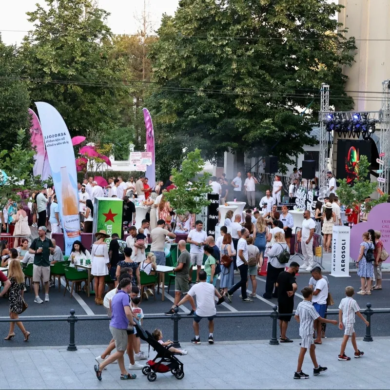 Galați: Strada Domnească, artera emblematică modernizată, devine gazda unui turneu internațional de volei