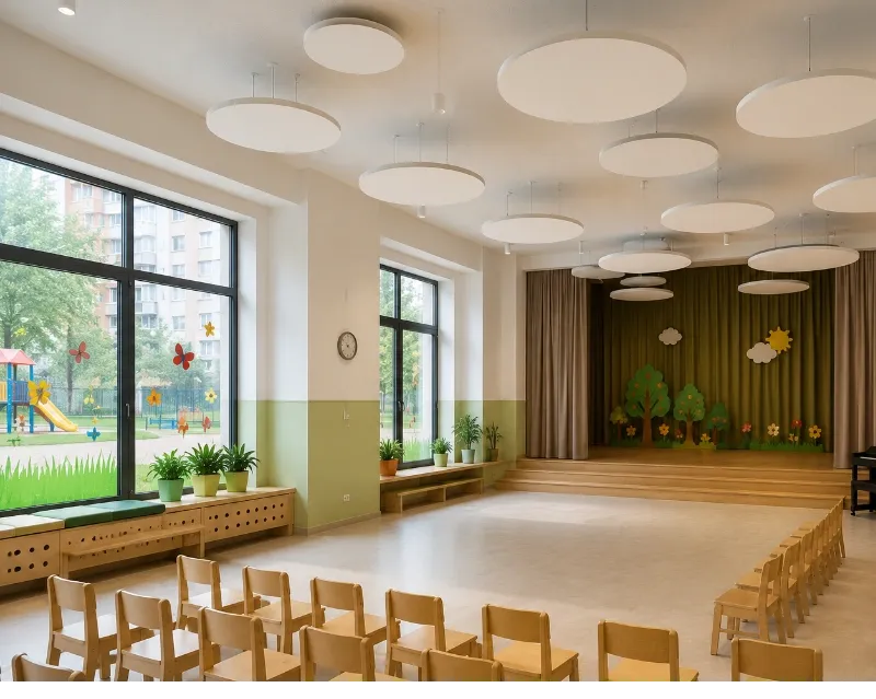 Tratamentul acustic în creșe și grădinițe