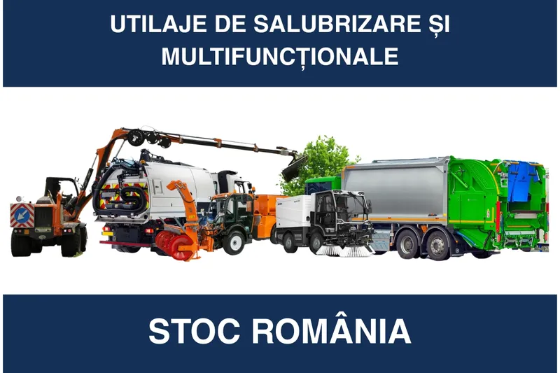 Utilaje de Salubrizare | Stoc România | Livrare Rapidă
