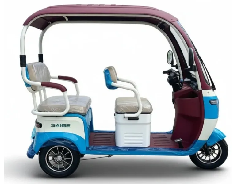 Tricicleta Electrica Voltarom SG-XC, Motor 1800W, Autonomie 60-80 km, Viteza 25 km pe ora, Baterie 72V 20Ah, Fara Permis