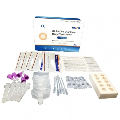 Set 20 Teste Rapide Antigen Encode Saliva