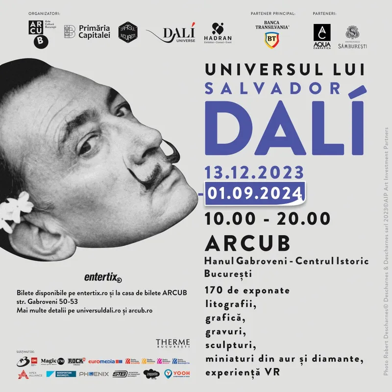 Expozția „Universul lui Salvador Dalí” continuă până la 1 septembrie