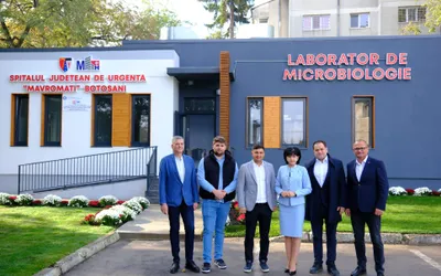 Laborator de microbiologie modern, recepționat astăzi de președintele  Consiliului Județean, Doina Federovici