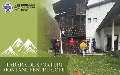 Tabără de sporturi montane pentru copii, în week-endul recent încheiat, la Moara de Pădure