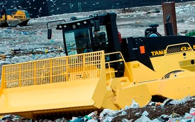 TANA Compactoare cu lama frontala pentru gunoi • Shreder pentru gunoi