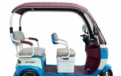 Tricicleta Electrica Voltarom SG-XC, Motor 1800W, Autonomie 60-80 km, Viteza 25 km pe ora, Baterie 72V 20Ah, Fara Permis