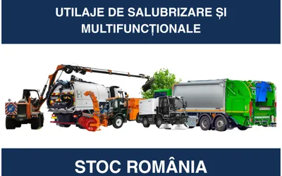 Utilaje de Salubrizare | Stoc România | Livrare Rapidă