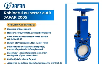 Robinet cu sertar cuțit JAFAR 2005