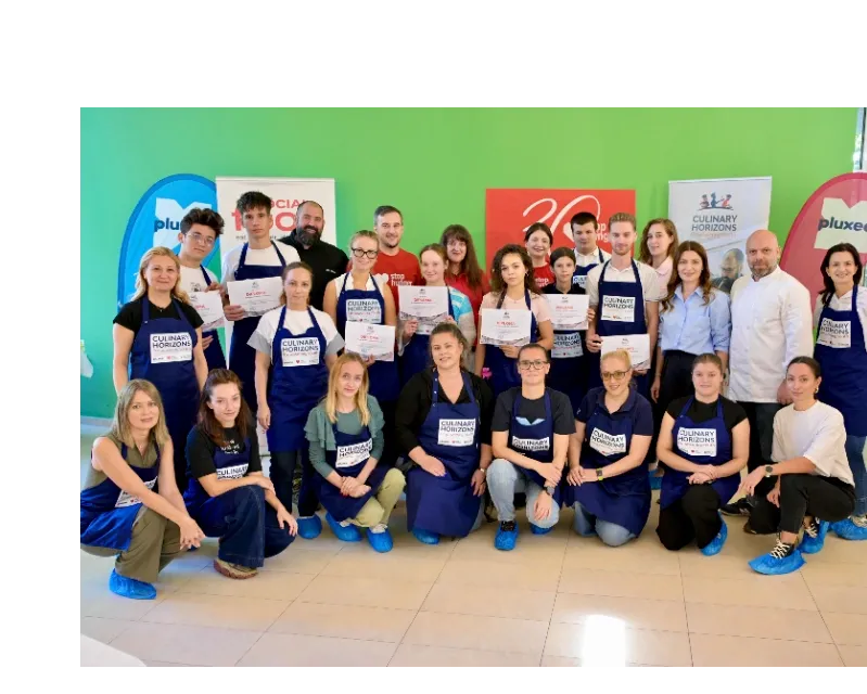Culinary Horizons - Empowering Youth, un program implementat de Asociația Black Sea FooDignity și susținut de Pluxee România și Stop Hunger, a încheiat cu succes primul an