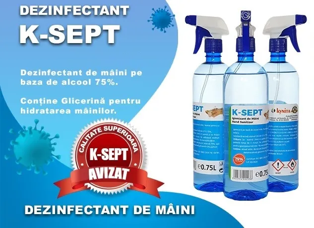 Dezinfectant pentru maini