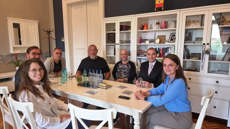 Viceprimarul Antonia Nica a primit vizita cunoscutei formații  Proconsul