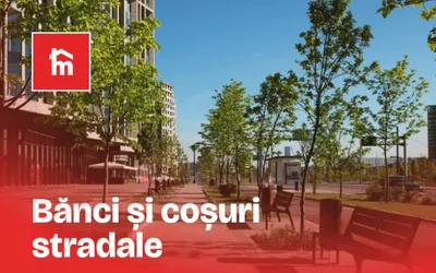 Ofertă 18 + 1 Cadou la Bănci și Coșuri gunoi stradale