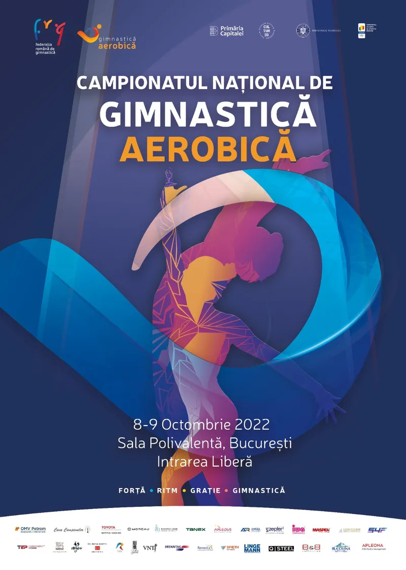 Competiții naționale și internaționale de gimnastică la Sala Polivalentă