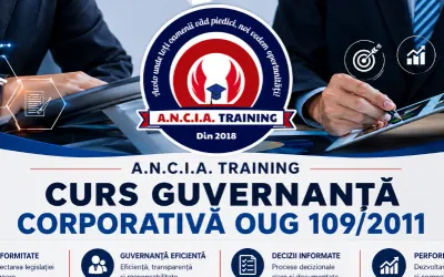 CURS GUVERNANȚĂ CORPORATIVĂ OUG 109/2011