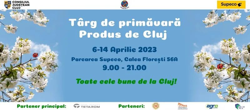 Târg de primăvară marca „Produs de Cluj”, în Mănăștur